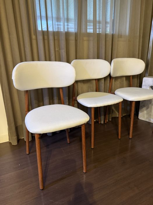 8 Cadeiras estofadas modernas – Novas