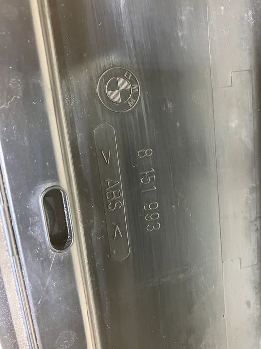 schowek tunel bmw e36 cabrio bagażnika kanapy makownica 8151993 8173353