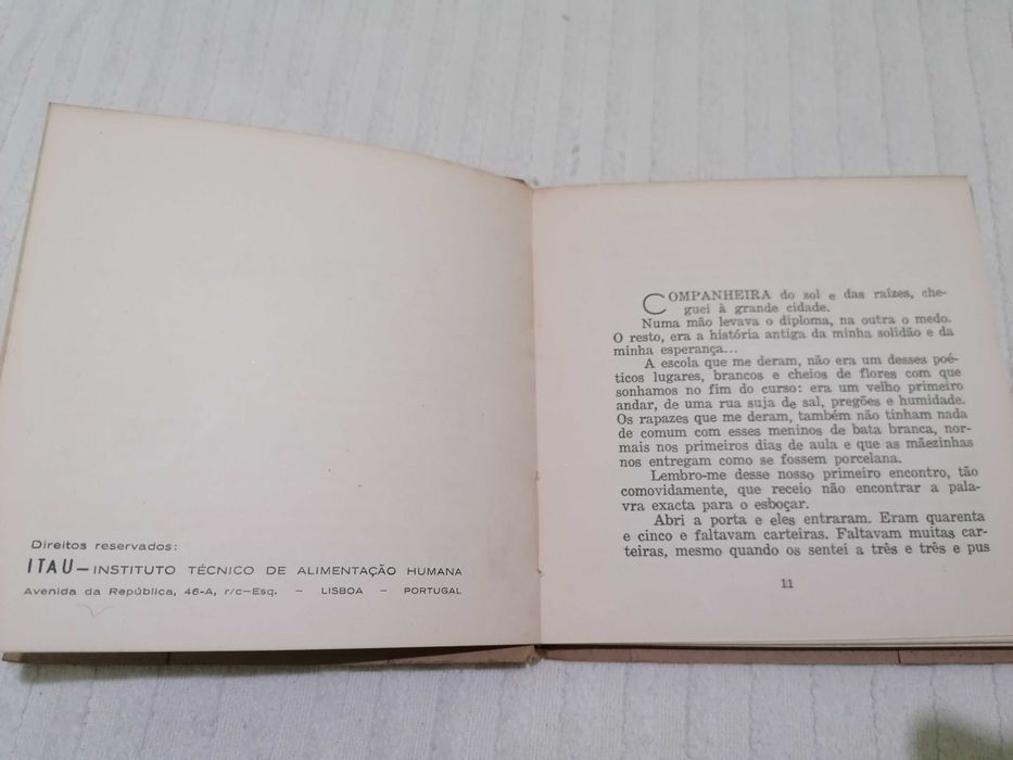 A criança e a Vida, de Maria Rosa Colaço, Editora ITAU, Março 1969