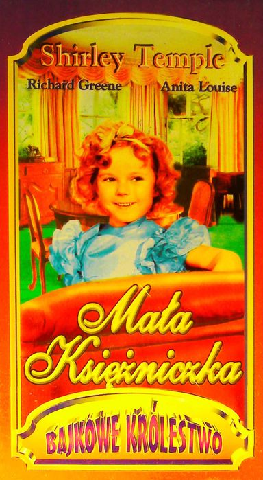 Kaseta VHS, firmowo nagrana: Mała księżniczka. Używana, ale w bardzo dobrym stanie – na oko, nie mam na czym sprawdzić. ISBN 5903420040050.