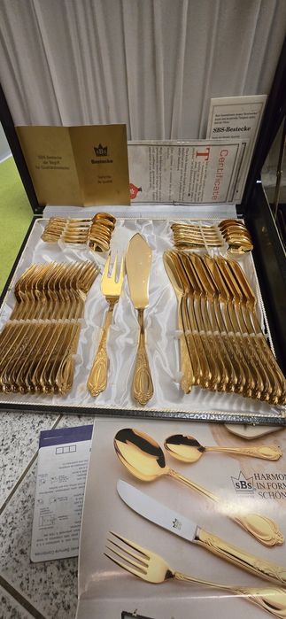 Conjunto faqueiro  Solingen 24K