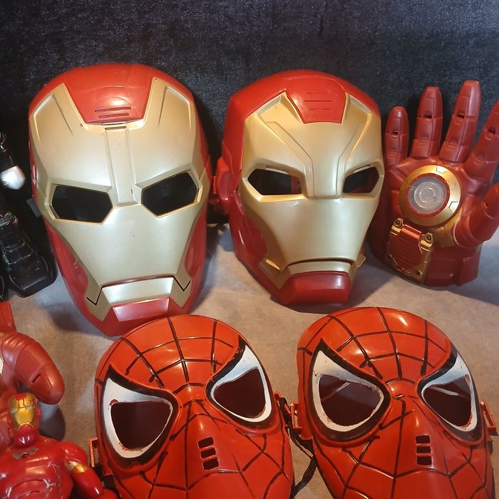 Super zestaw dla fana Spider mana i Iron mana