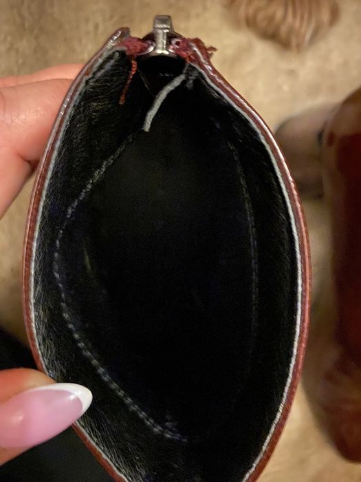 Botki RESERVED bordowy 38 rozmiar! #obcas srebrny #polecam!