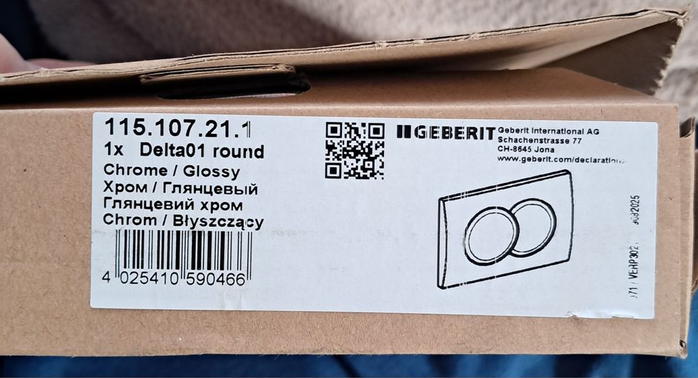 Przycisk WC Geberit delta 01 oryginał