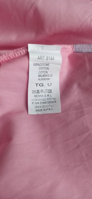 Camisa NOVA, Rosa+Ganga gira e divertida