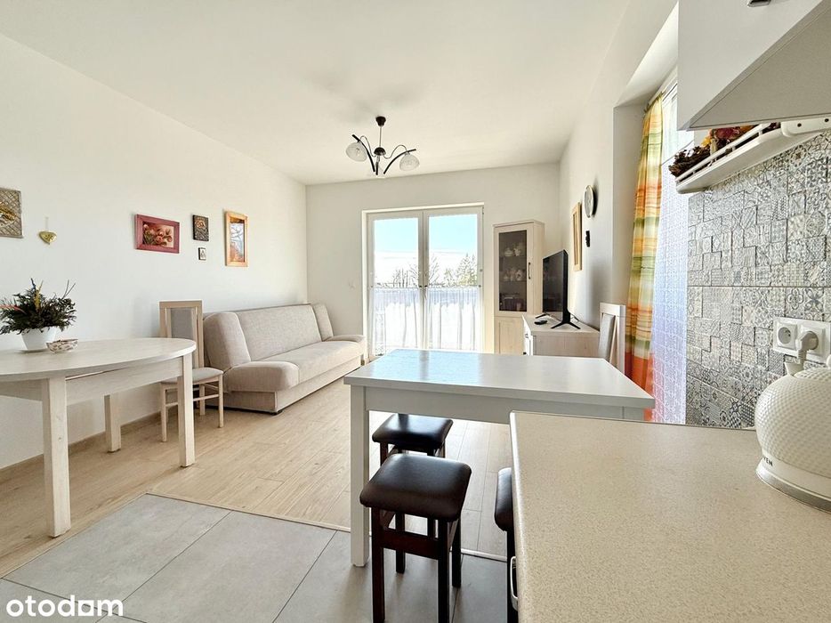 Świetne, nowe mieszkanie wśród pół i łąk, czyste powietrze i cisza.