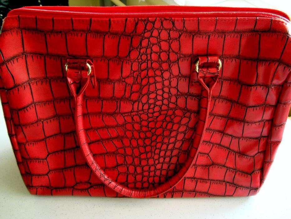 torba miejska duża - imitacja skóry węża