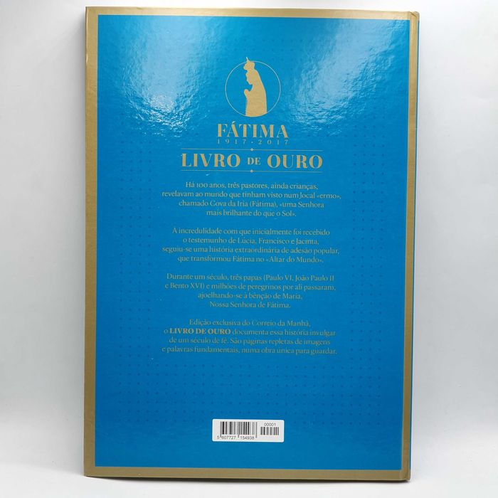 Livro - Fátima 1917 a 2017, Livro de Ouro - PAR4