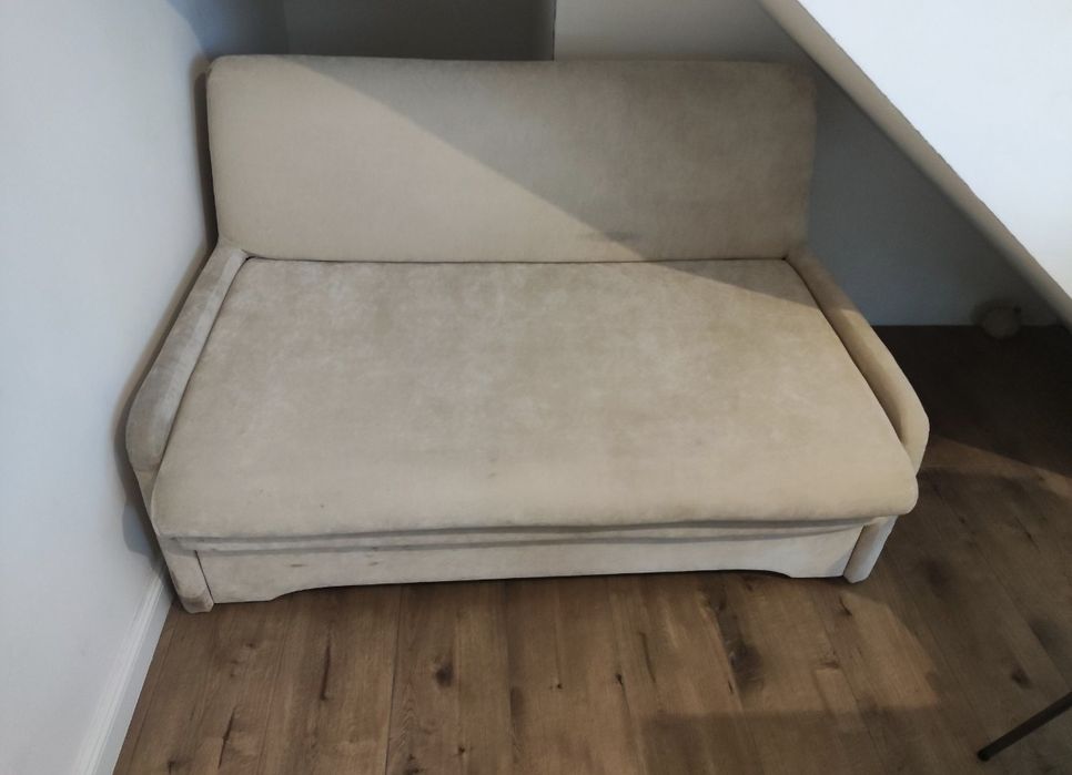 Sofa kanapa dwuosobowa rozkładaną pojemnik na posciel
