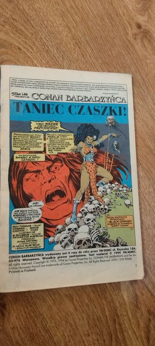 Komiks Conan Barbarzyńca 1/94