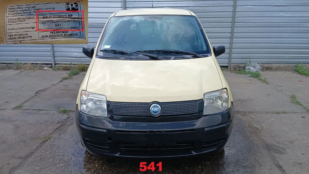 Tylko Części FIAT PANDA II van 1.3 mjtd 16V / 70KM 51kW 06-09r Lakier 541