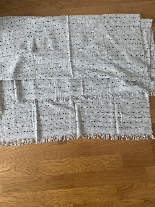 Шарф шерстяной серый