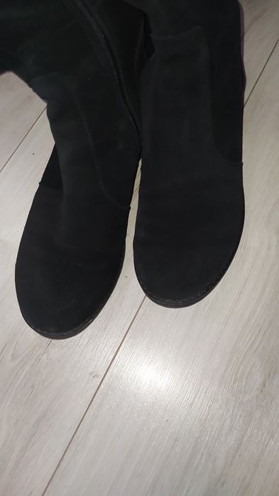 Сапожки евро зима, замш