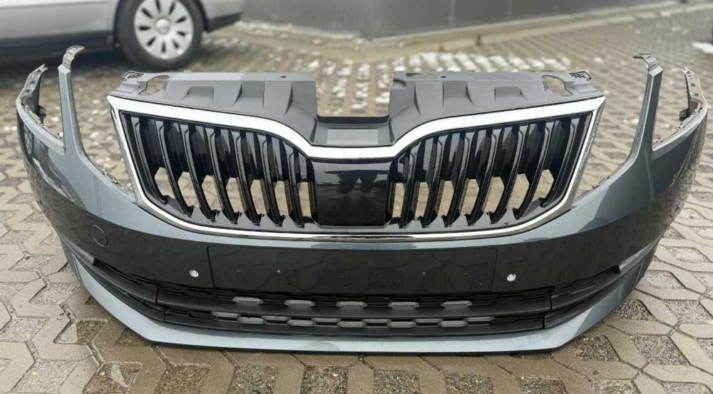 Skoda Octavia III 5E Бампер передній Рестайлінг