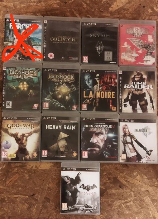 Комплект ігор на PS 3