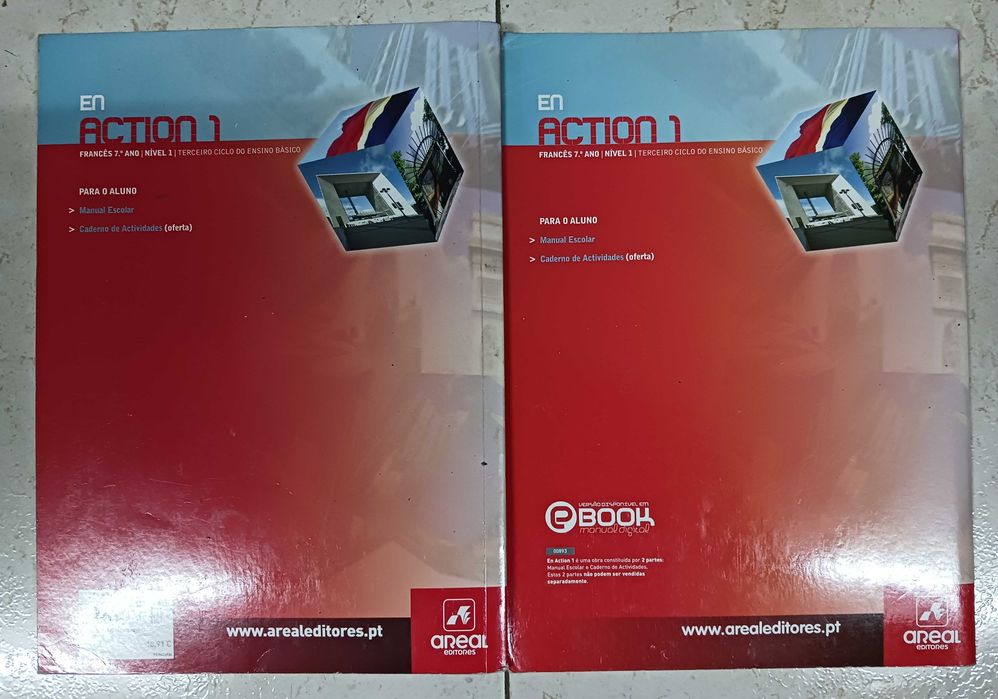 Manual + Cad. Atividades "En Action 1" 7º Ano Nível 1