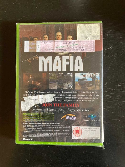 Jogo Mafia Selado, Xbox Original Clássica
