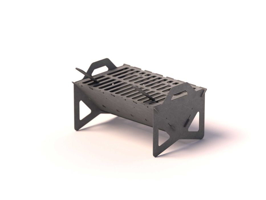 Grill składany 370 mm x 250 mm - projekt pliki dxf