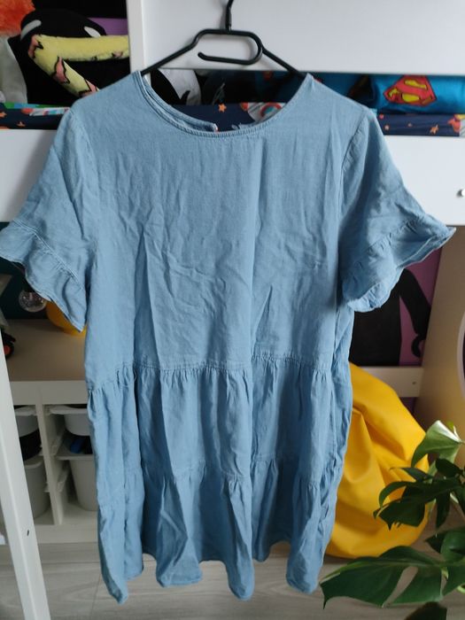Sukienka babydoll nowa jeansowa