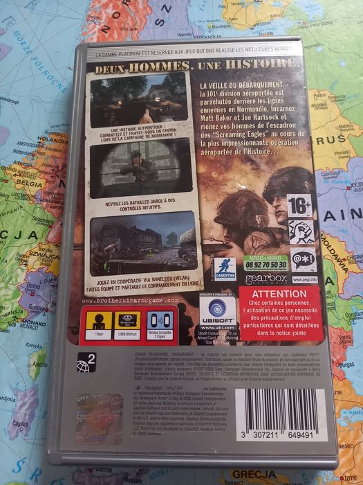 Gra Sony psp brothers in arms d-day