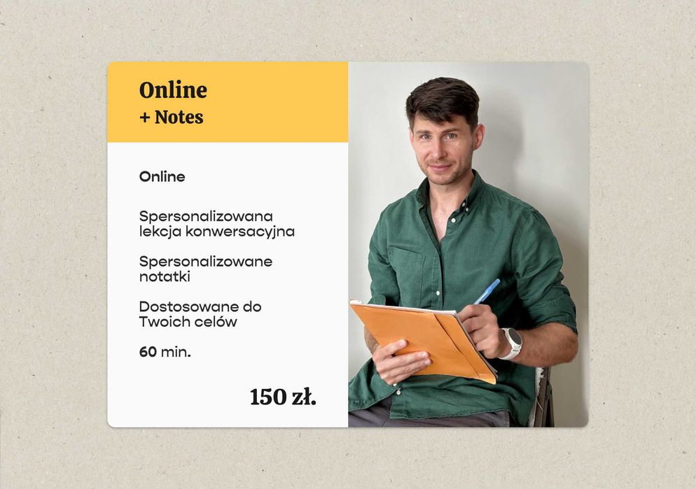 Native Speaker z Kalifornii – Angielski Stacjonarnie Kraków i Online