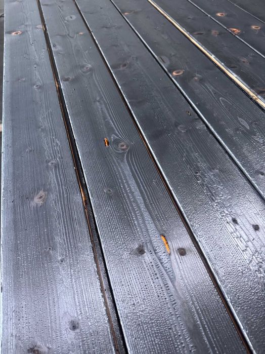 Deski elewacyjne opalane Shou Sugi Ban Podbitka Szalówka deska opalana
