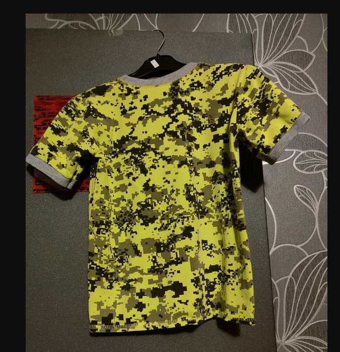 bawełniany t-shirt Minecraft wzór typu moro 134 / 140