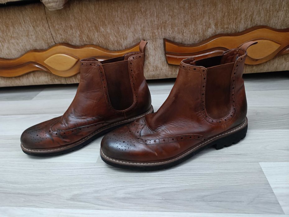 Черевики ботінки чоловічі шкіряні Clarks розмір 43