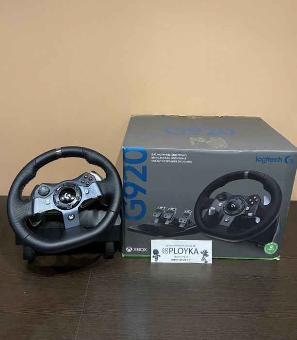 Магазин! Руль Logitech G920 /G29+ педали. Для Xbox