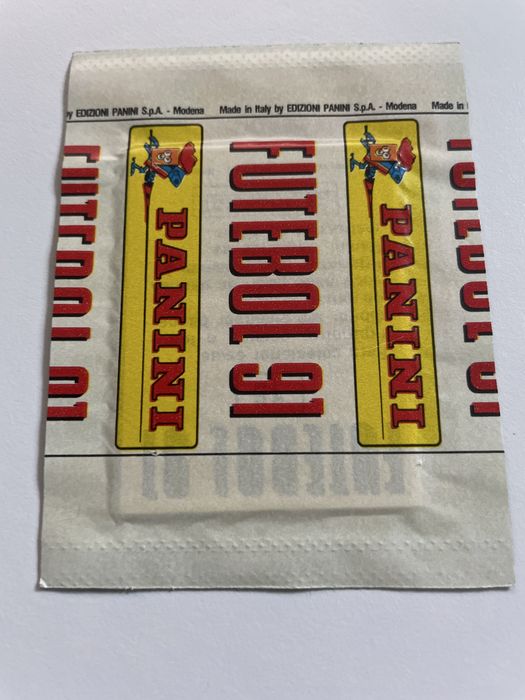 Saquetas novas e cromos 1991 Panini