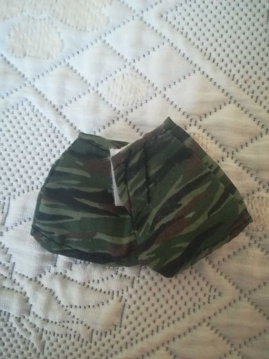 Calções Estilo Militar para Boneca