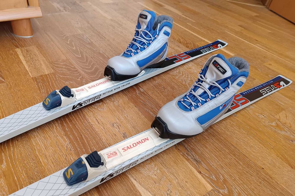 Narty biegowe + buty do nart (Salomon SNS Profile 164cm rozm. 36)