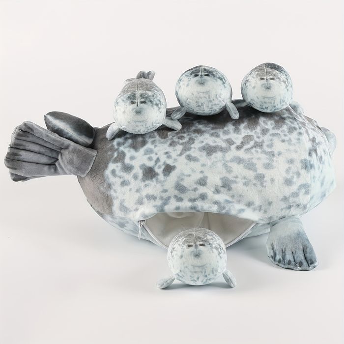 Тюлень мама з дітками набір