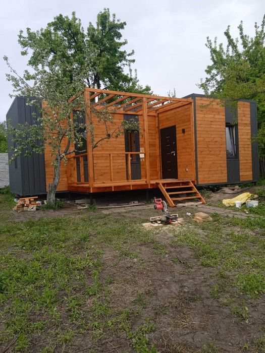 Модульний будинок для ПМЖ за 2 місяці: готовий ремонт, візуалізація!