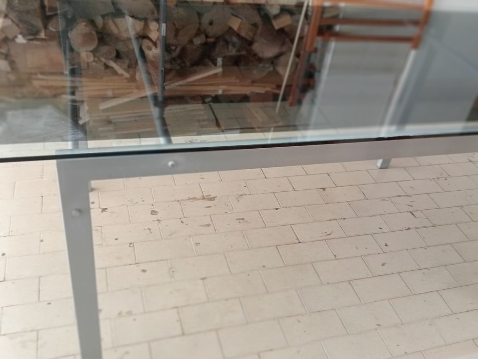 Mesa de Jantar de vidro