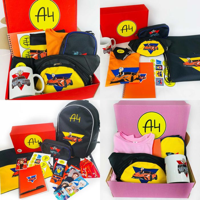 А4 Влад Бумага Подарунковий набір Гелик Ламба Мерч Подарунок дитині