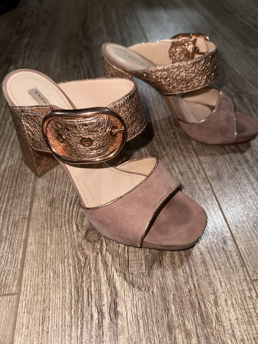 Босоніжки Італія 36 розмір натуральна шкіра замш