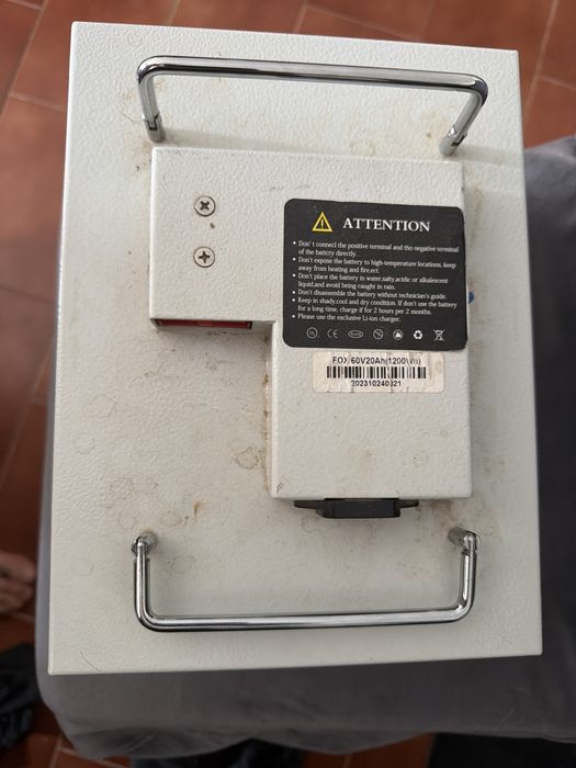 Bateria de lítio 60V 20Ah para mota/scooter elétrica