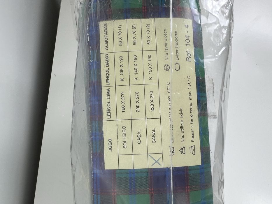 Jogo de cama de flanela NOVO