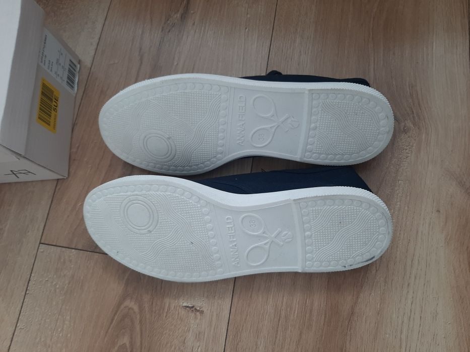 Sneakersy 38 Anna Field nowe dark blue trampki granatowe
