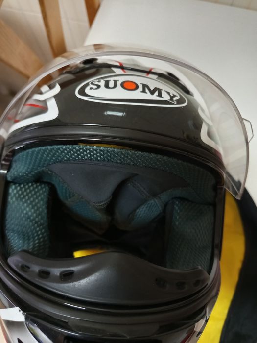 capacete Suomy bargey design - ler descrição
