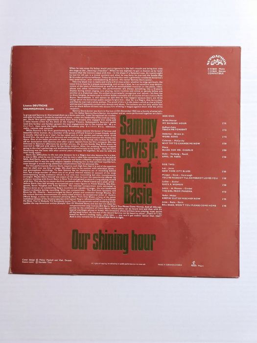 Sammy Davis Jr. And Count Basie – Our Shining Hour. 1970. Ex-