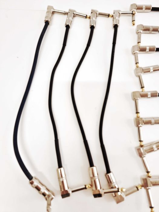 22 cabos para pedais de guitarra ou sintetizadores