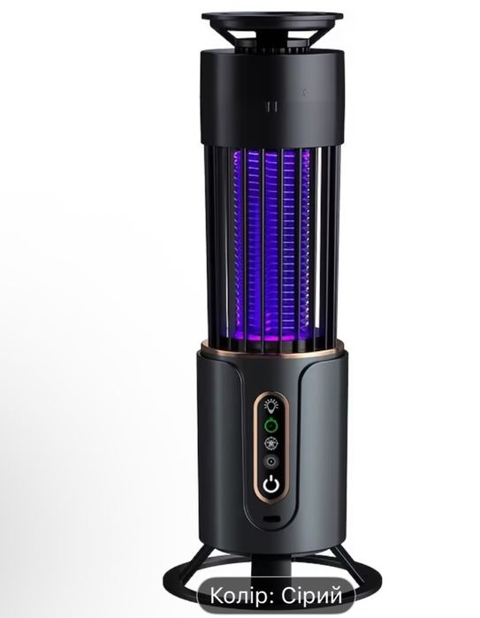 USB-лампа отпугиватель комаров с зарядкой. С возможностью подвешивания