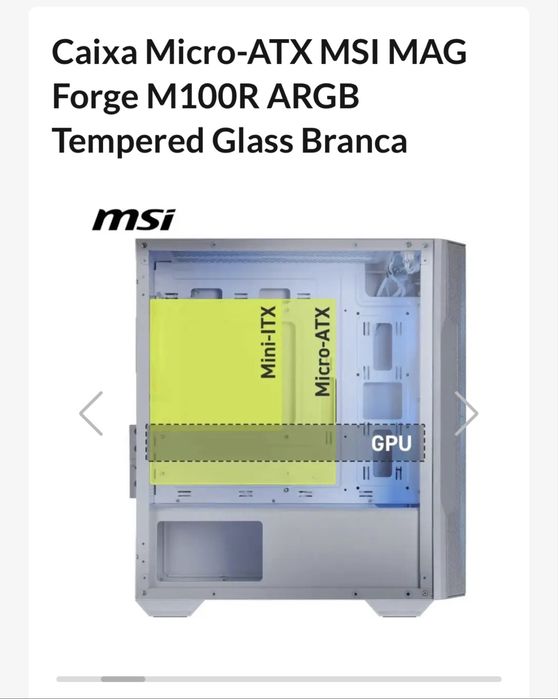 Caixa Forge M100R ARGB
