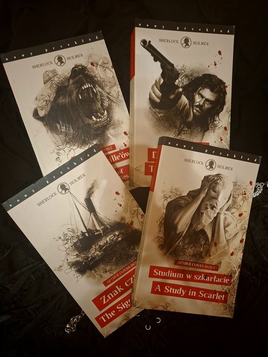 Sherlock holmes komplet książek PL/ENG