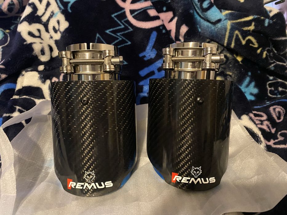 Ponteiras de Escape REMUS em Fibra de Carbono – NOVAS