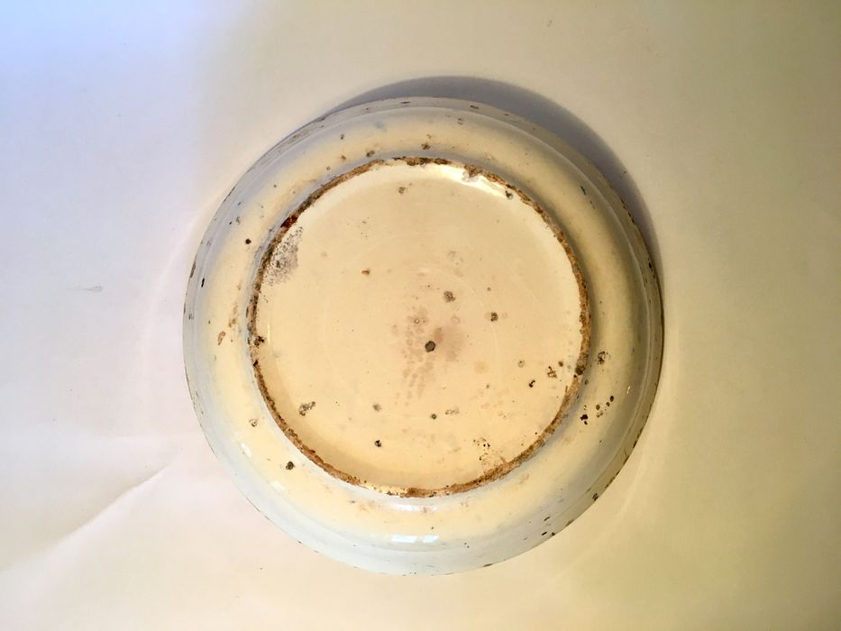 FAIANÇA ANTIGA - prato alto - 25 x 6 cm/s