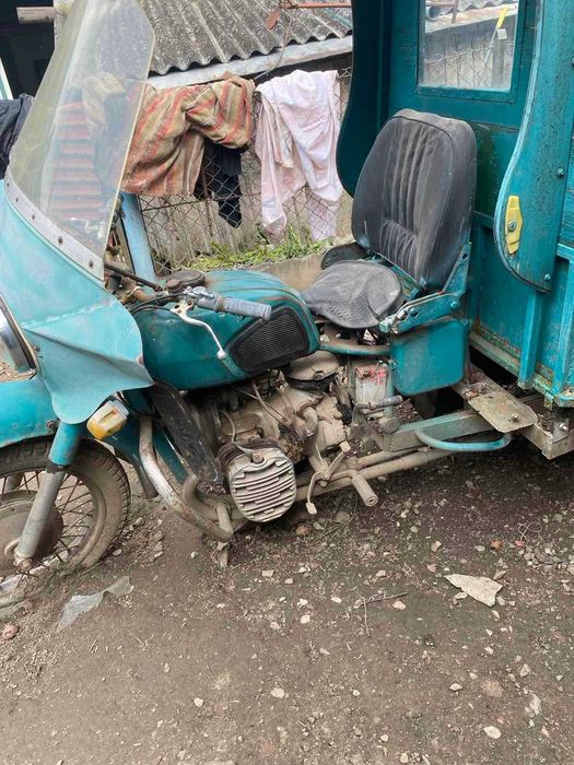 Мотоцикл Днєпр М79 з прицепом