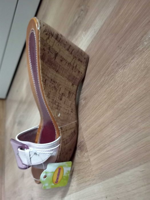 Klapki koturna nowe buty letnie rozm. 40